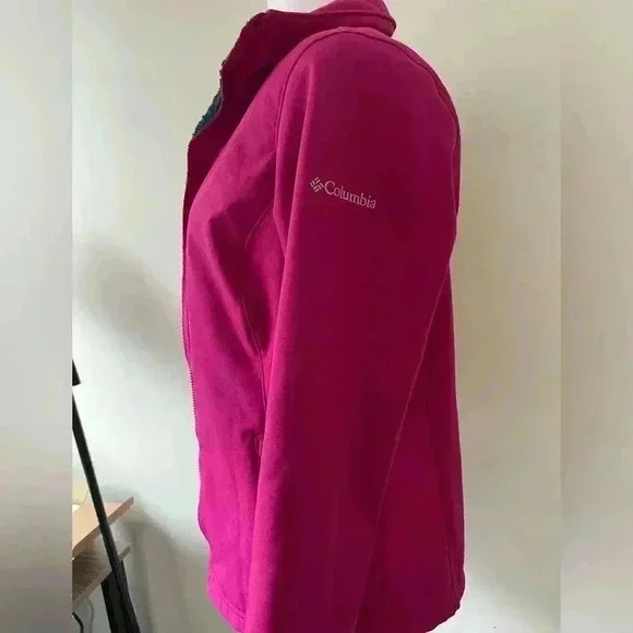 COLUMBIA Sportswear Women's Full Zip Jacket Fucsia S - Picture 2 of 7